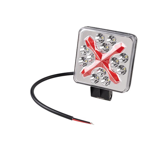 Светодиодная фара SKYWAY OFF ROAD 119х97х21 мм, 13 Вт, 6000 К, 37 диодов S07201117