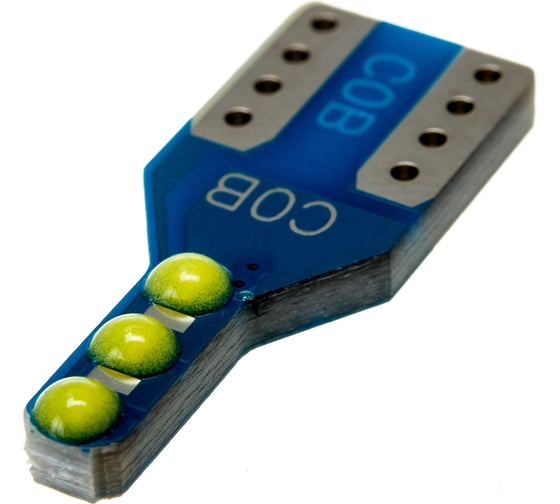 Автолампа SKYWAY диод T10 (W5W) 12V, 6 COB диодов без цоколя 1-конт., белая салон, габариты S08201509