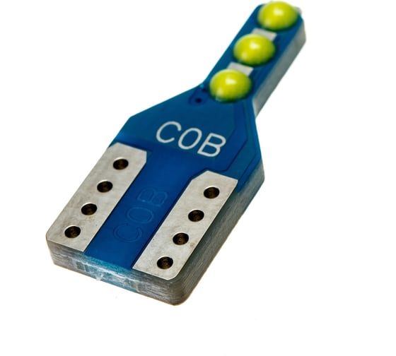 Автолампа SKYWAY диод T10 (W5W) 12V, 6 COB диодов без цоколя 1-конт., белая салон, габариты S08201509