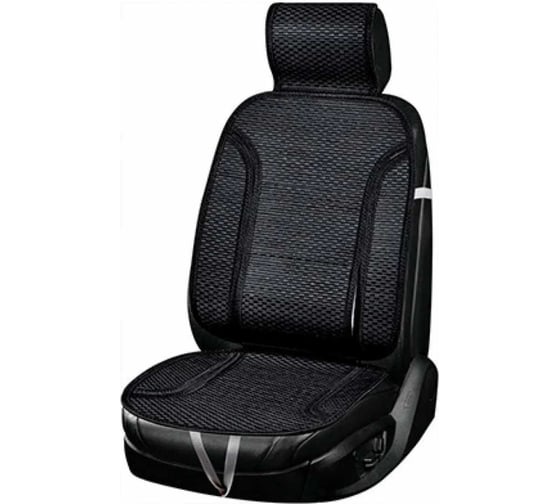Накидка сиденья SKYWAY Summer-05 бамбук, с поддержкой спины, черный, 1 шт. S01302044 1