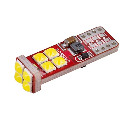 Автолампа SKYWAY диод T10 (W5W) 12-24V 12 SMD диодов, без цоколя 1-конт. S08202078