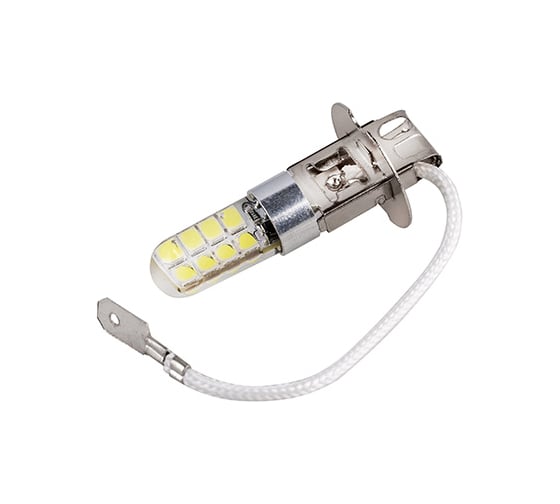 Автолампа SKYWAY диод H3 12/24V 16 SMD диодов 1-конт белая, 2 шт. S08202077