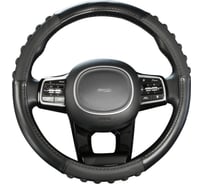 Оплетка SKYWAY Pop It-1 M, черная, экокожа S01102486