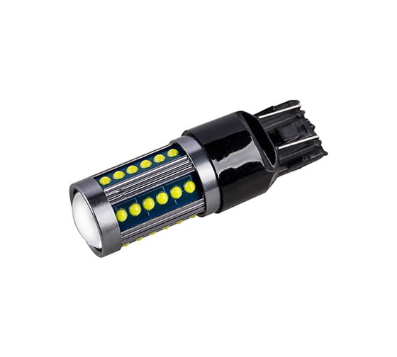 Автолампа SKYWAY диод T20 (W21/5W) 12/24V 36 COB диодов 2-конт (биполярная) белая, 2 шт. S08202074 1