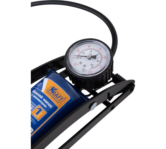 Ножной насос KRAFT Master 295 см3, в сумке KT 810007