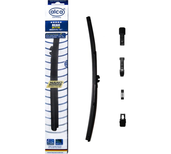 Щетка стеклоочистителя задняя с адаптерами REAR FLAT 40", 16 см Alca 001640 1