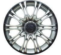 Колпаки LION X5 R15, серебристо-черный, комплект 2 шт. AK1525