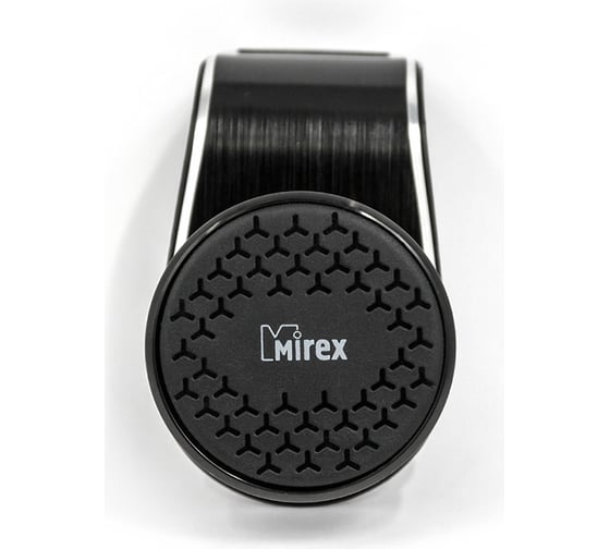 Держатель телефона для авто Mirex N5 мини магнитный, угловой, на прищепке, чёрный 13709-MCPH05BK