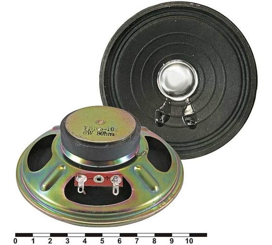Динамик RUICHI YD103-10R, 6W, 8ohm 82019
