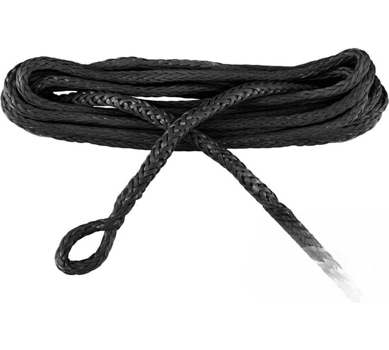 Удлинитель троса лебёдки РИФ 10 мм/20 м черный (синтетический) RopeExt10-20BL