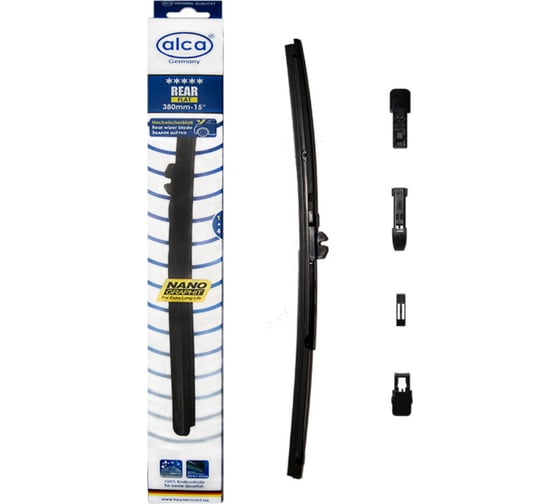 Щетка стеклоочистителя задняя с адаптерами REAR FLAT 38", 15 см Alca 001540
