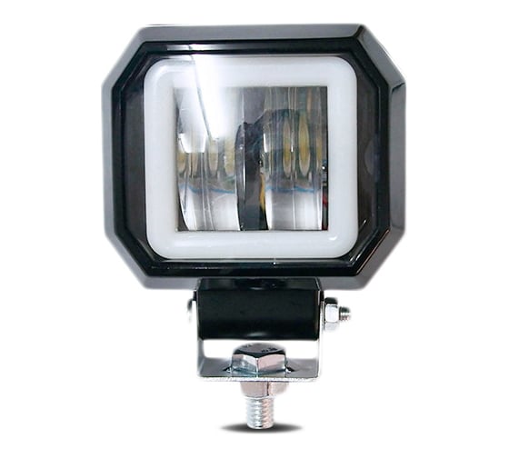 Светодиодная фара Вымпел WL-510 неон. обод, кв., 2 LED, 20 Вт 5250