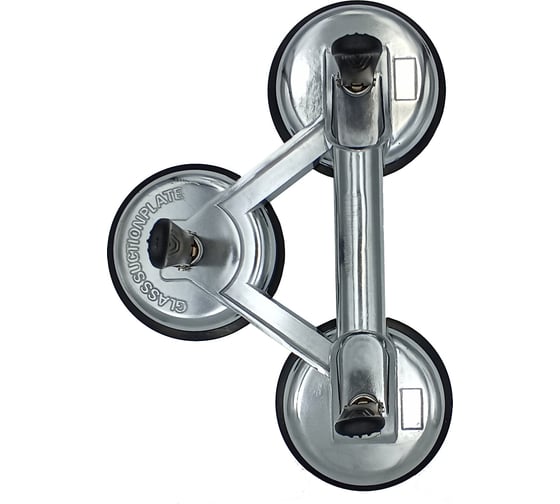 Алюминиевая зажимная тройная присоска для плитки и стекла TRIO-DIAMOND, 118 мм 282003