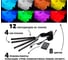 Подсветка салона Вымпел USB (4 планки по 12Led, 8 цветов, светомузыка, пульт) 4090 3