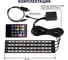 Подсветка салона Вымпел USB (4 планки по 12Led, 8 цветов, светомузыка, пульт) 4090 4