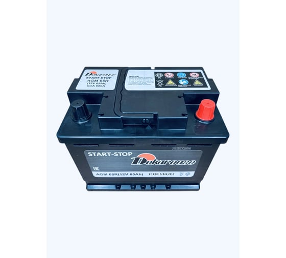 Аккумулятор автомобильный Dekarouse AGM 65R