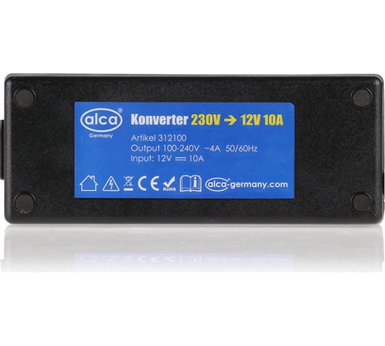 Преобразователь напряжения - конвертер Alca 230В-12В 10А 120W 312100