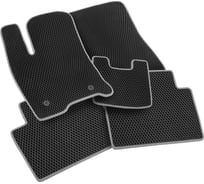 Коврики Vicecar ЕВА / EVA / ЭВА для Mercedes CLA-класс C177 / X177 2013 - 2019 EV29032-светлосерый