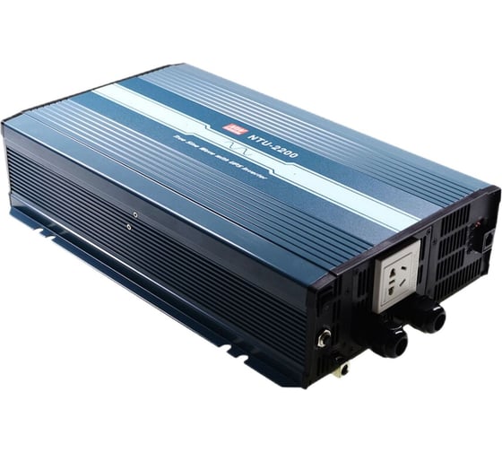 Инвертор MEAN WELL NTU-2200-224EU с функцией UPS, DC/AC 2200 Вт 24 В 5342896
