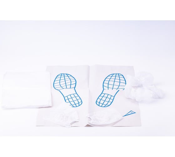 Коврики двухслойные одноразовые SIPL Следы ног ( 405х525) 500шт. S0807/074.807.01