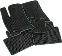 Коврики Vicecar ЕВА / EVA / ЭВА для Skoda Karoq 2017 EV41017-темнозеленый