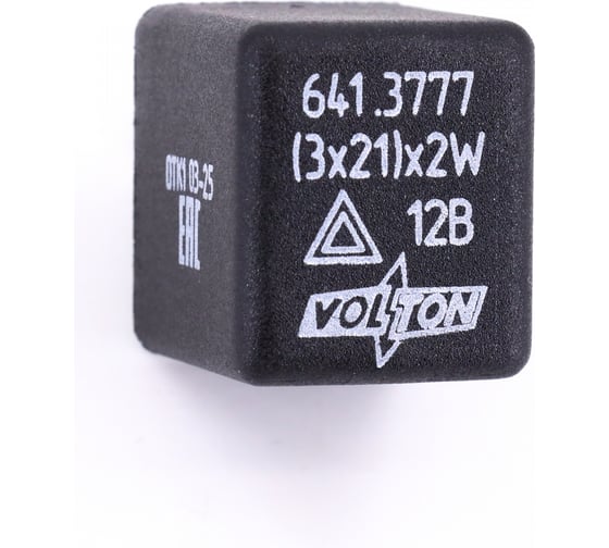 Реле поворота и аварийного сигнала VOLTON Г-3302 Бизнес 12В (712.3777-06, 495.3747-03) VLT641.3777