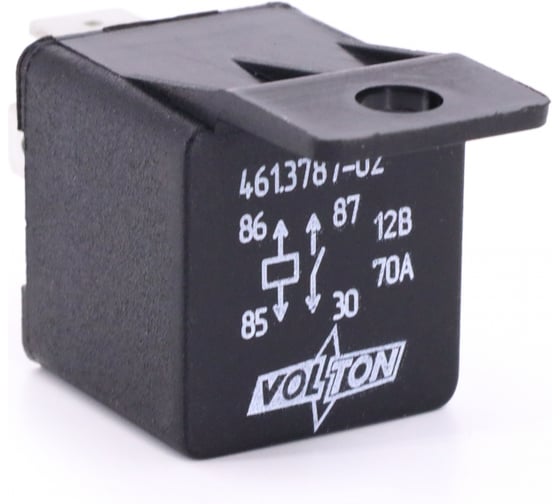 Реле стартера VOLTON Г-3302,3110,УАЗ (70А 12V) (711.3747-02) (4-х контактное с кронштейном) VLT461.3787-02
