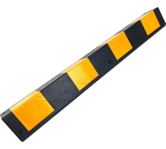 Демпфер угловой резиновый SRTK прямые светоотражатели ДУ-8 (800х100х8) DYR.P.8.800