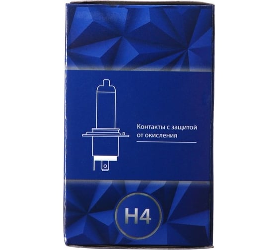 Галогенная лампа Cartage Cool Blue P43t, H4, 60/55 Вт +30%, 12 В 3850889