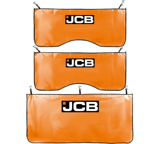Накидки защитные ПВХ JCB для а/м с магнитным креплением, комплект 3 шт. JCB-88804(66646)