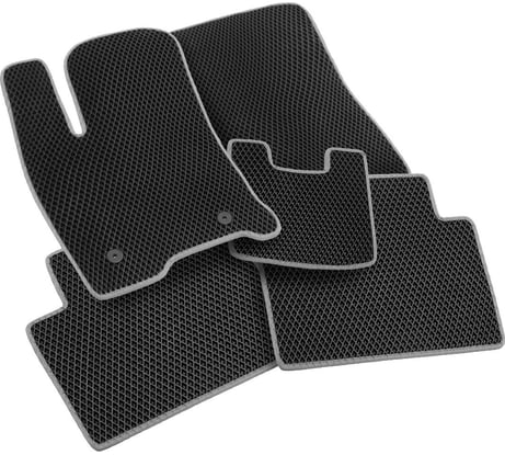 Коврики Vicecar ЕВА / EVA / ЭВА для Subaru Impreza II правый руль 2000 - 2007 EV43005-светлосерый