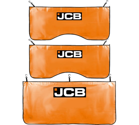 Накидки ПВХ защитные JCB для а/м с магнитным креплением, комплект 3шт. (1100х450мм-2шт., 1350х600мм-1шт.) JCB-88801(66645)