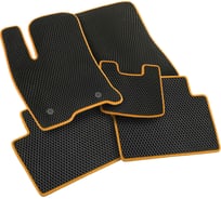 Коврики Vicecar ЕВА / EVA / ЭВА для Toyota Corolla E140 / E150 2006 - 2013 EV45011-оранжевый