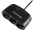 Разветвитель прикуривателя ЕРМАК 3 выхода, 1 USB, 60 W, 2.1 А, 12/24 В, пластик 738-019 1