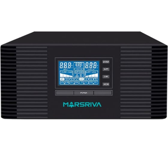 Инвертор Marsriva SOHO, 600 ВА/500 Вт, 12В (DC), чистая синусойда на выxоде MR-UT600