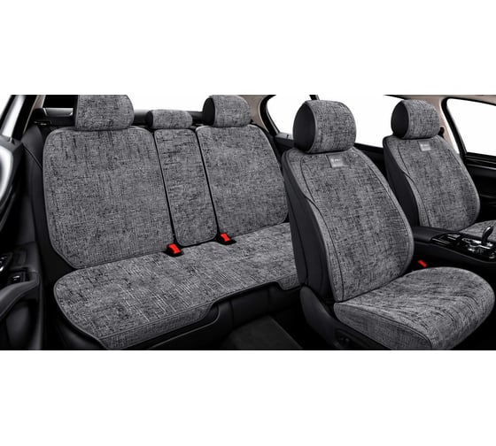 Накидки на весь салон PSV Decor серые, велюр 139171 1
