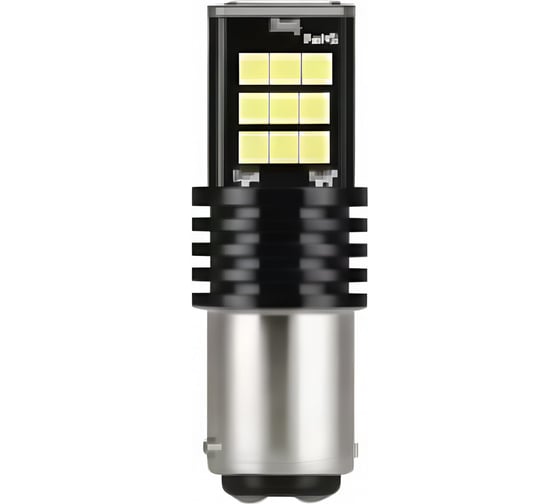 Лампа светодиодная Airline P21/5W (BAY15D) PLUS, 6000K (Белый), 12В, 4Вт, 24LED, Биполярная (10 шт.) AEAR152 1