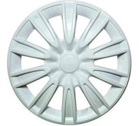 Колпаки LION ТОРНАДО R14, белый глянец, карбон, комплект 2 шт. LW1431