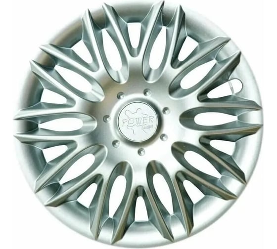 Колпаки LION ПАУЭР R13 серебристо-черный, комплект 2 шт. LW1318 1