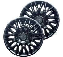 Колпаки LION ПАУЭР R14, черный глянец, комплект 2 шт. LW1418