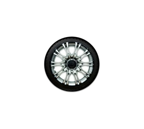 Колпаки LION X5 R14, серебристо-черный, комплект 2 шт. AK1442 1