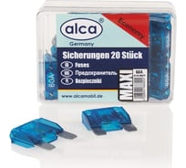 Предохранитель флажковый макси 60A в пластиковой коробке 20 шт Alca 666200
