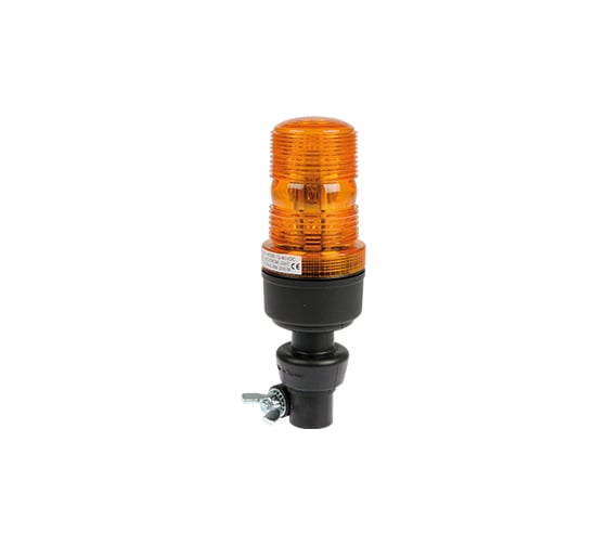 Проблесковый маяк Juluen AXIXTECH MINI 10-80В 205х71 мм желтый, крепеж DIN кронштейн 1603-140060 1