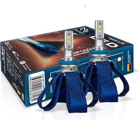 Комплект ламп Clearlight LED Performance H8/H9/H11 7500 lm 6000K, 2 шт. CLPFMLEDH11-2