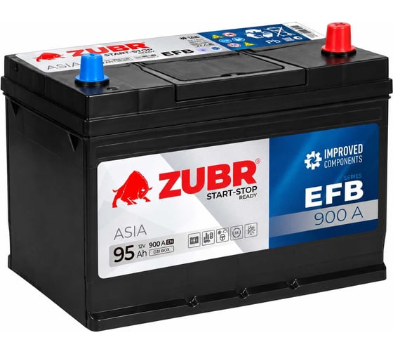 Аккумуляторная батарея ZUBR EFB Asia 95Ah R+ ZAE950