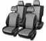 Чехлы для Hyundai Solaris II/Kia Rio IV 2017-2022/Solaris HS 2022-> седан PSV Статус Comfort/Prestige, дел. спинка, велюр серый, ультразвук 6x4 139286 1