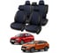 Чехлы для Lada Vesta/Vesta SW Cross 2015-> PSV Статус Loto черные, отстрочка синяя 139326 1