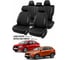 Чехлы для Lada Vesta/Vesta SW Cross 2015-> PSV Статус Loto черные, отстрочка черная 139324 1