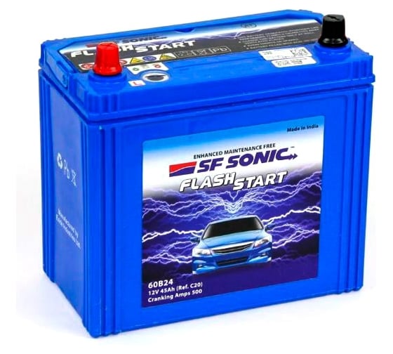 Аккумулятор SF Sonic 6СТ-50.1 (60B24R) Тонк.кл FS-60B24R
