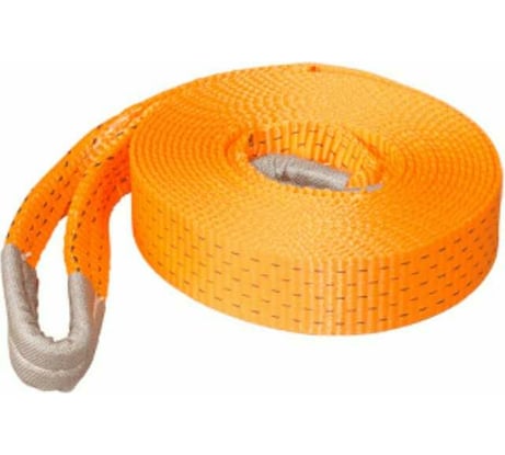 Буксировочный трос АвтоDело 7.5 т лента 5м, петля-петля 44507 14668